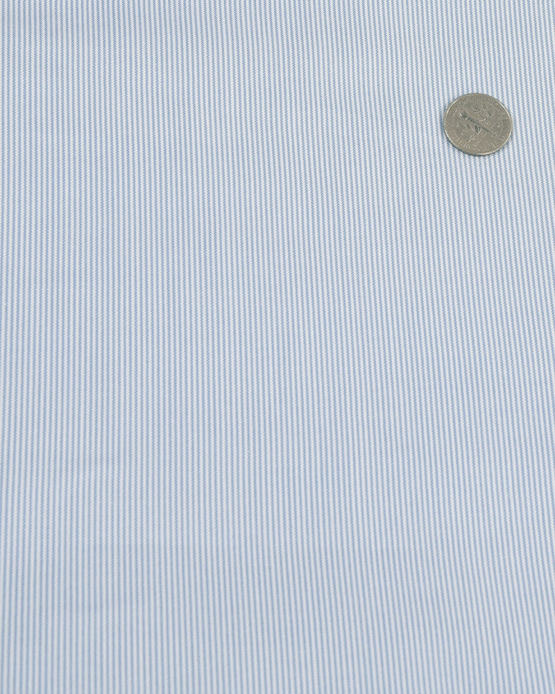 EZS Sky Blue Mille Stripes Shirt