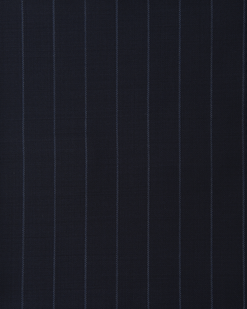 Navy Wool Pinstripes Pant