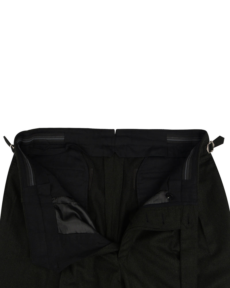 Drago: Super 130s Bottle Green Rugby Flannel