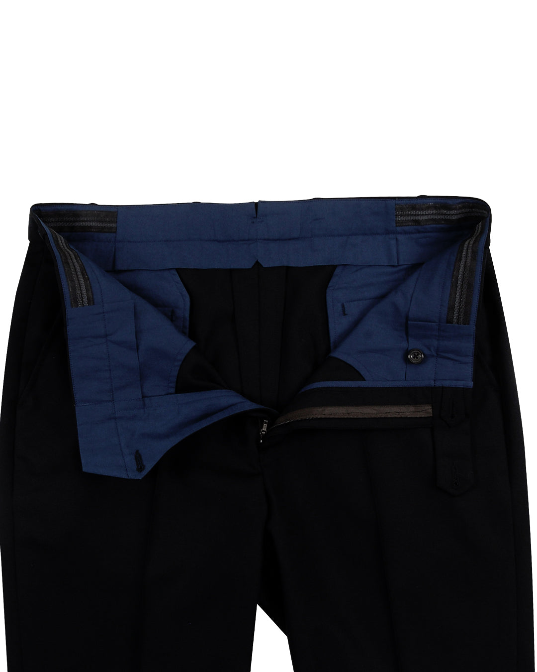 Dugdale Fine Worsted Pant- Black Plain - 3