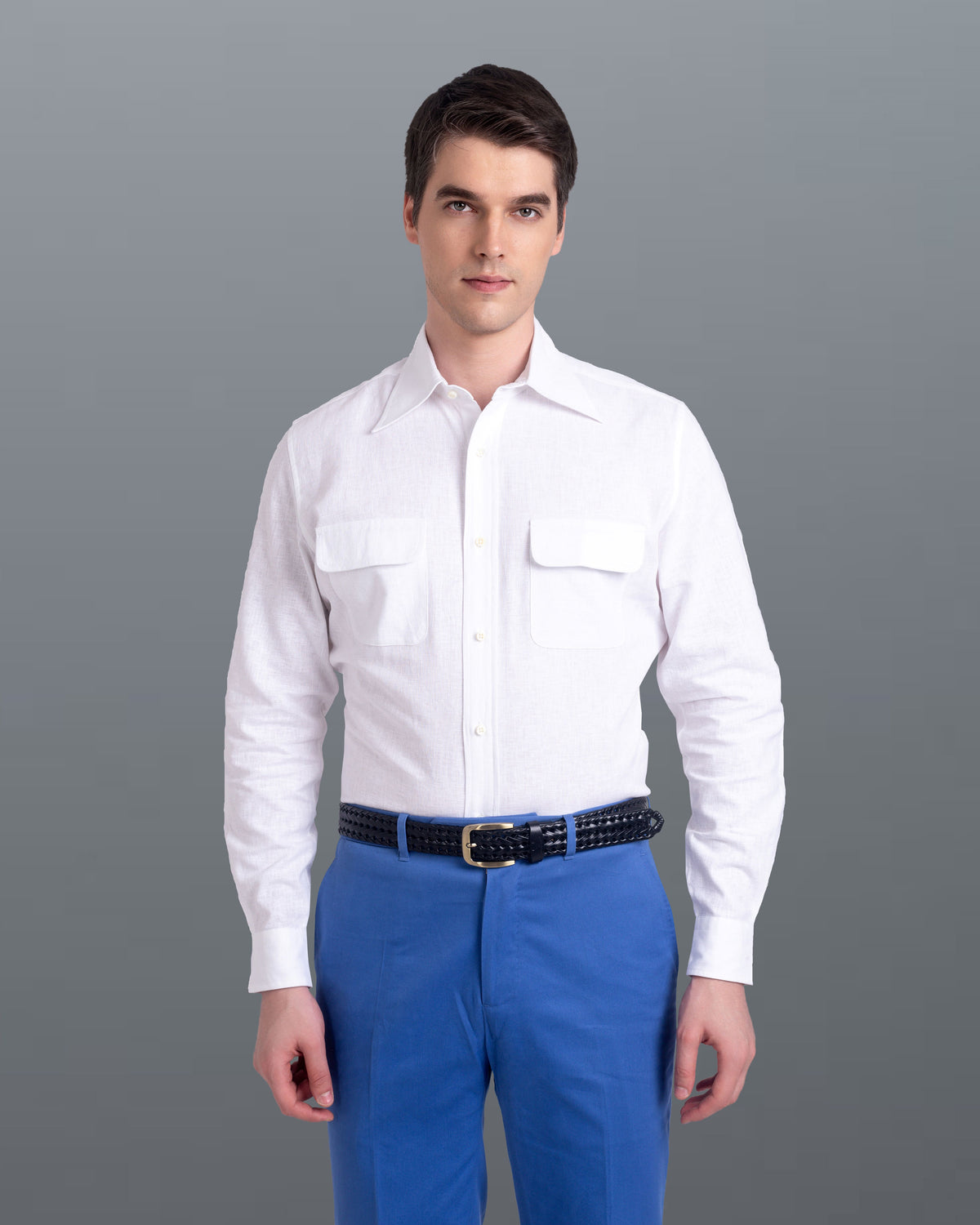 Dugdale Cotton Royal Blue Twill - 4