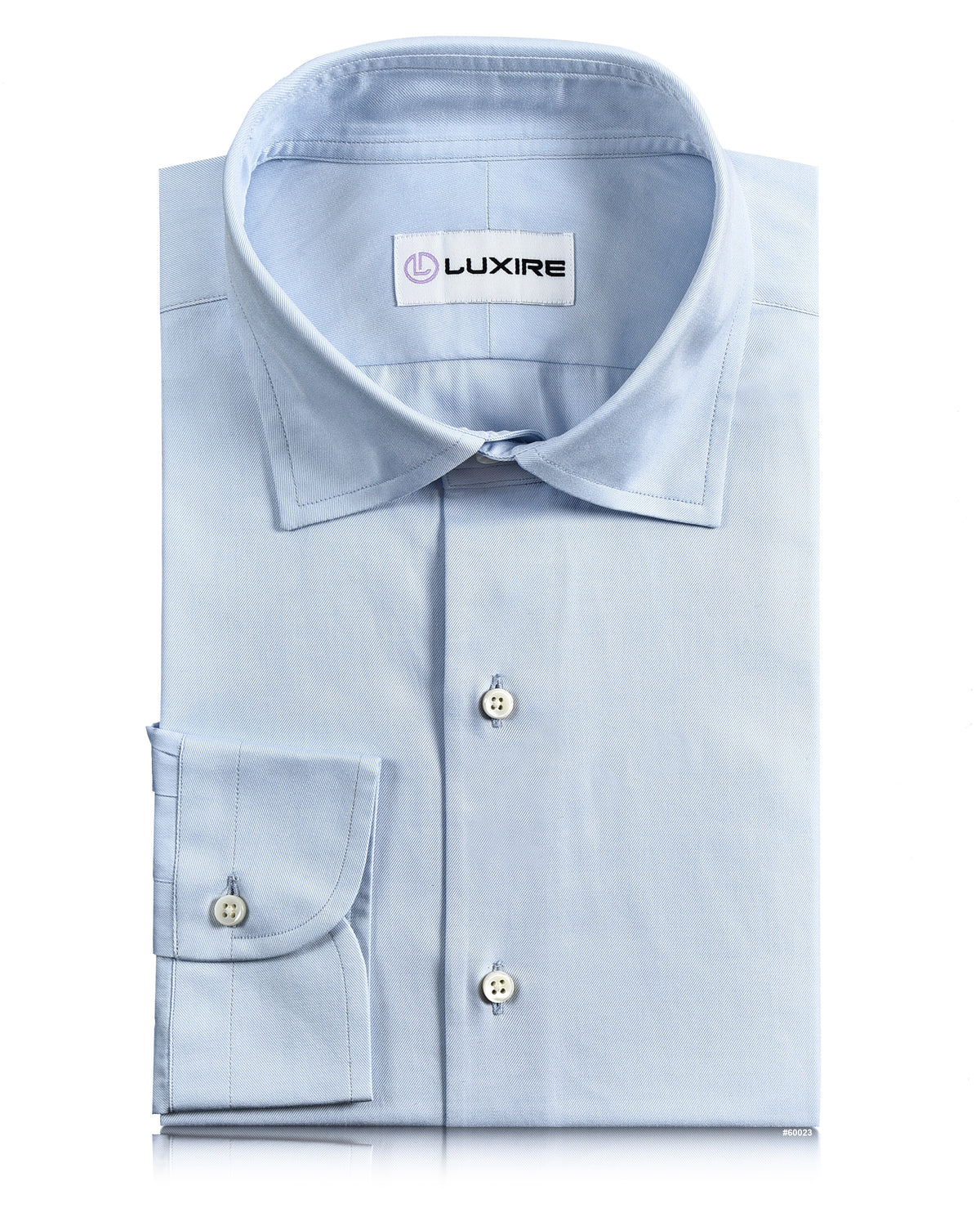 Brembana 2-Ply Giza Pale Blue Twill Shirt - 1