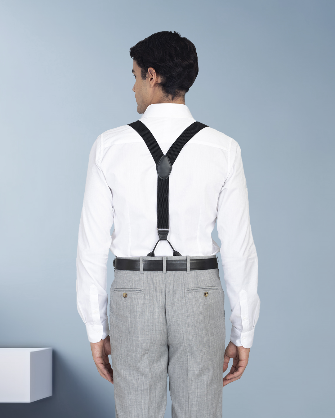 Washable Wool Grey Pant