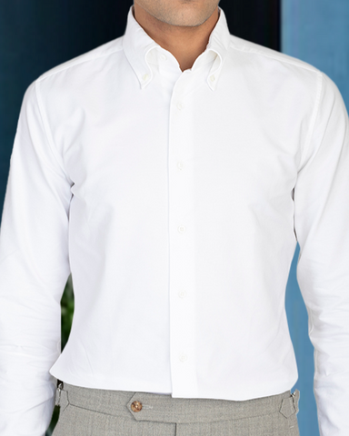 Warzone White Oxford Shirt