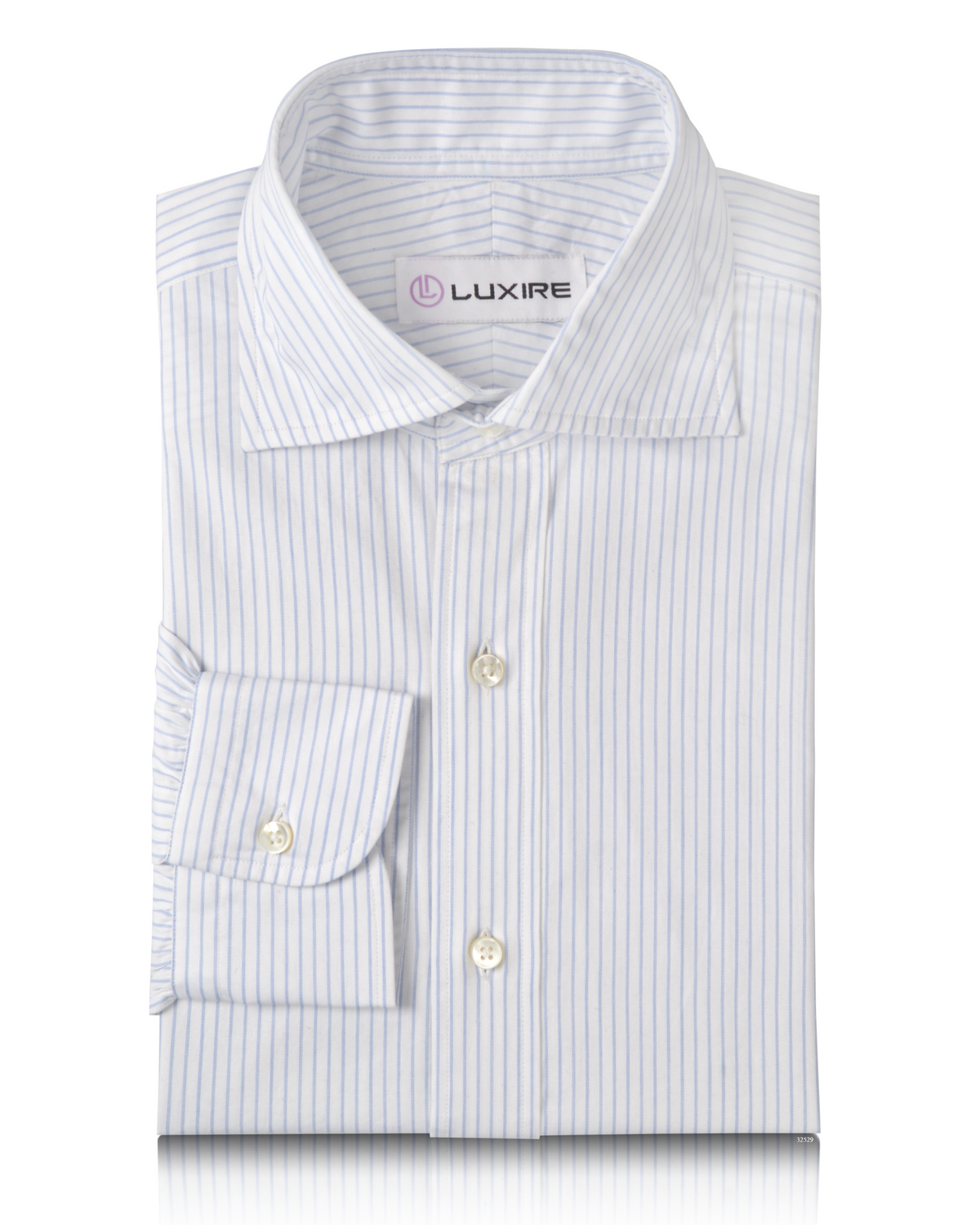 Monti White With Blue Stripes - 1