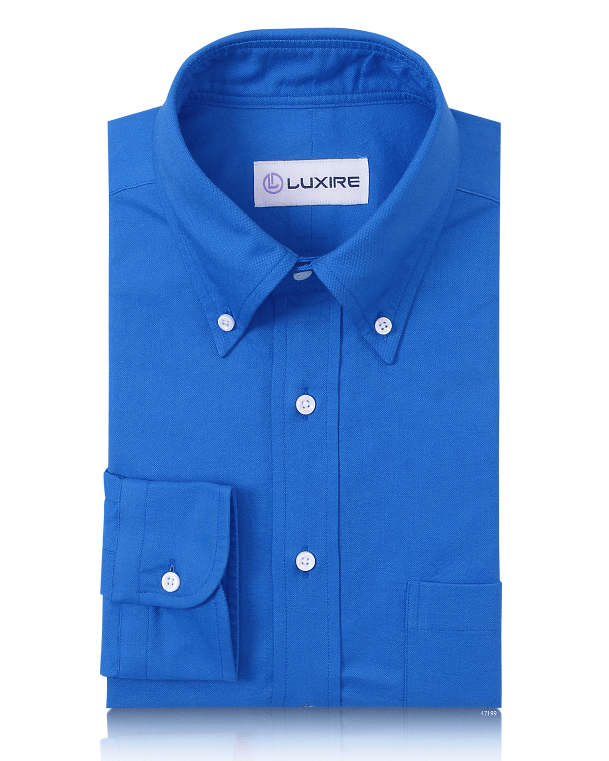 Royal Blue Pinpoint Oxford - 1