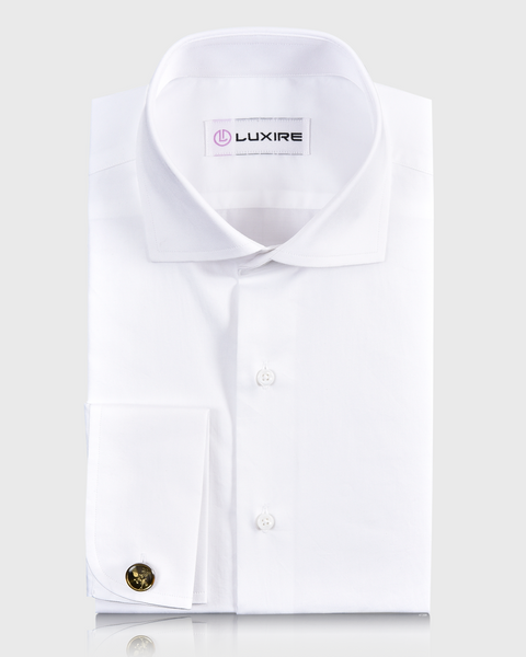 Brembana 2-Ply Giza White Business Twill Shirt