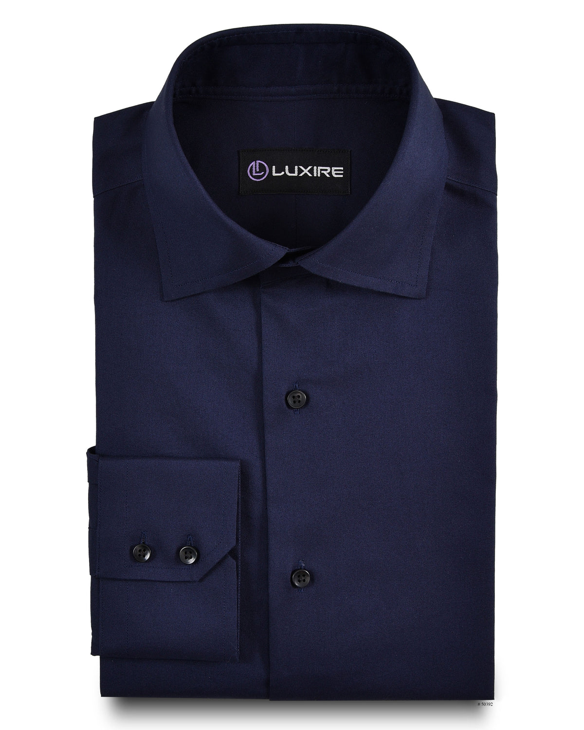 Navy Cotton Shirt - 1