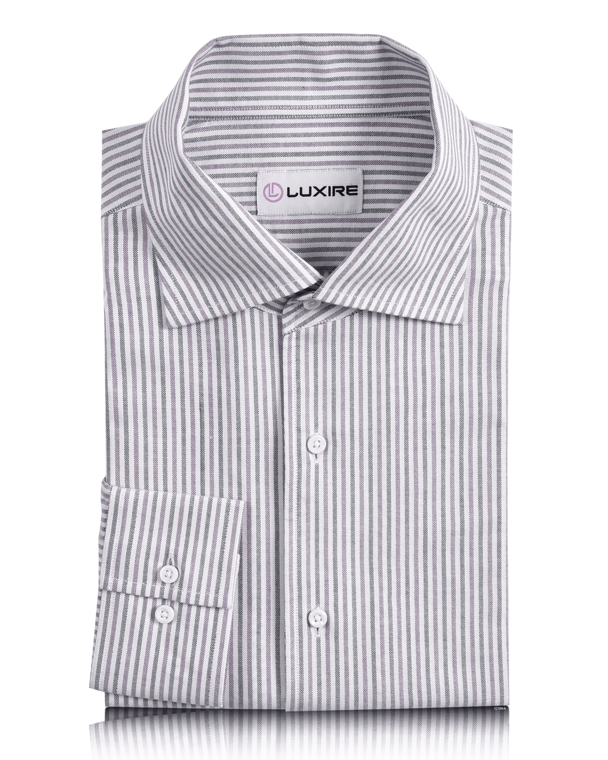 Shades of Purple Stripes Oxford Shirt - 1