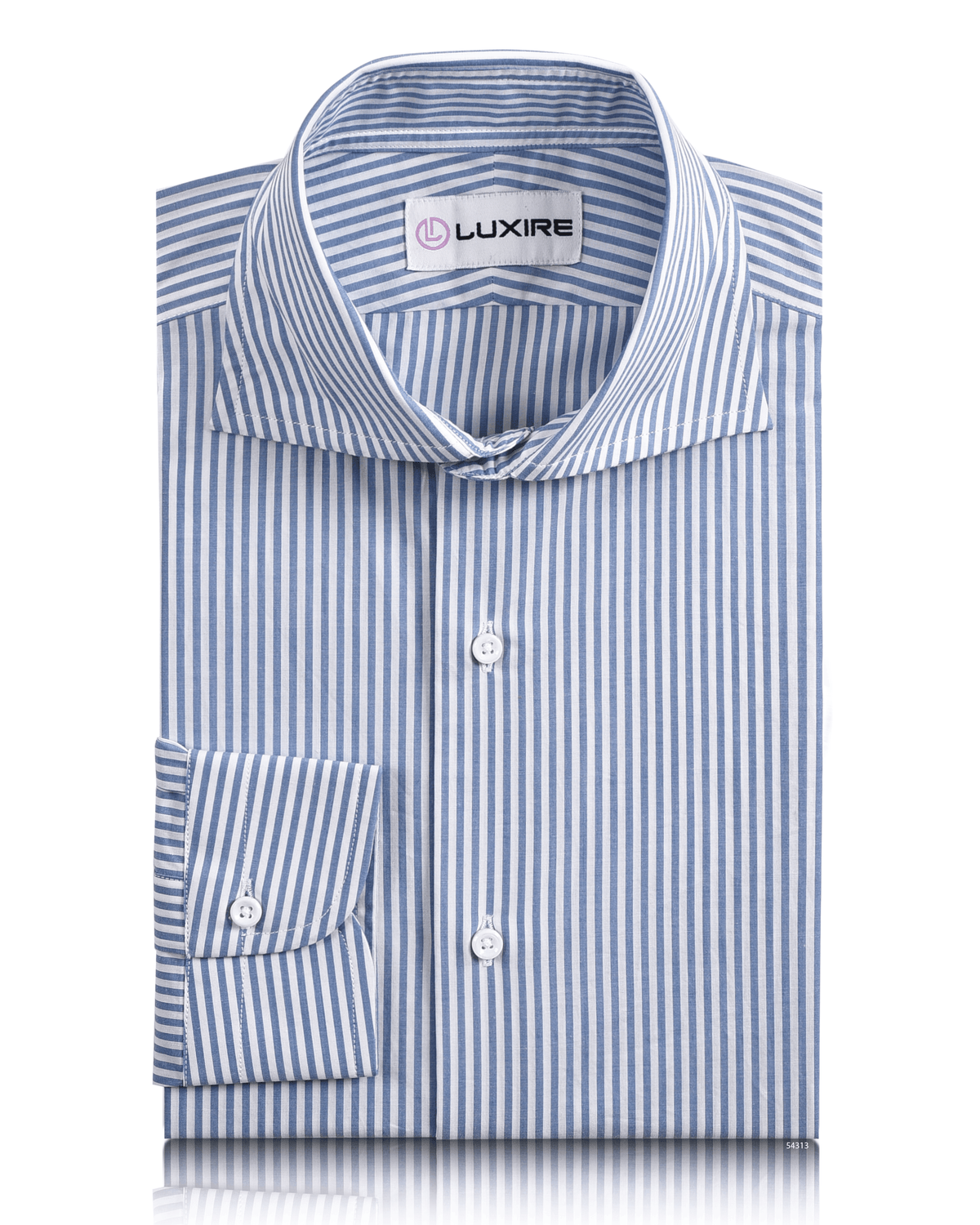 Blue Candy Dress Stripes Shirt - 1