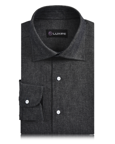 Dark Grey Chambray Shirt