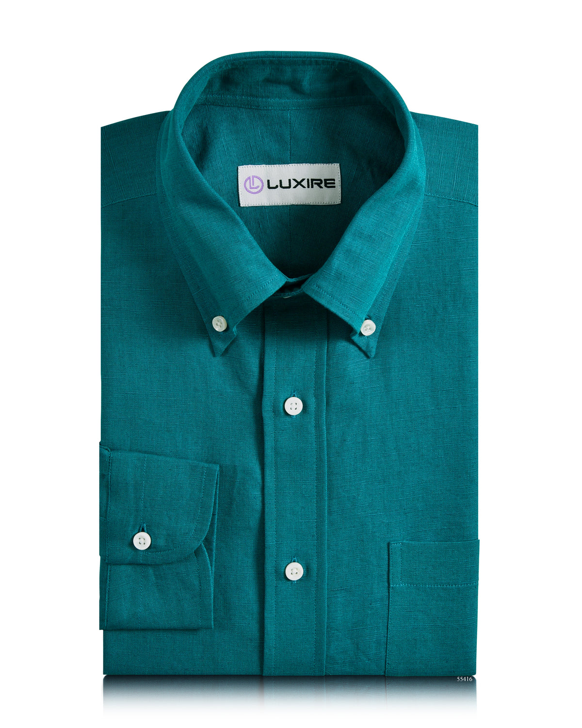 Persian Green Cool Linen Cotton - 1