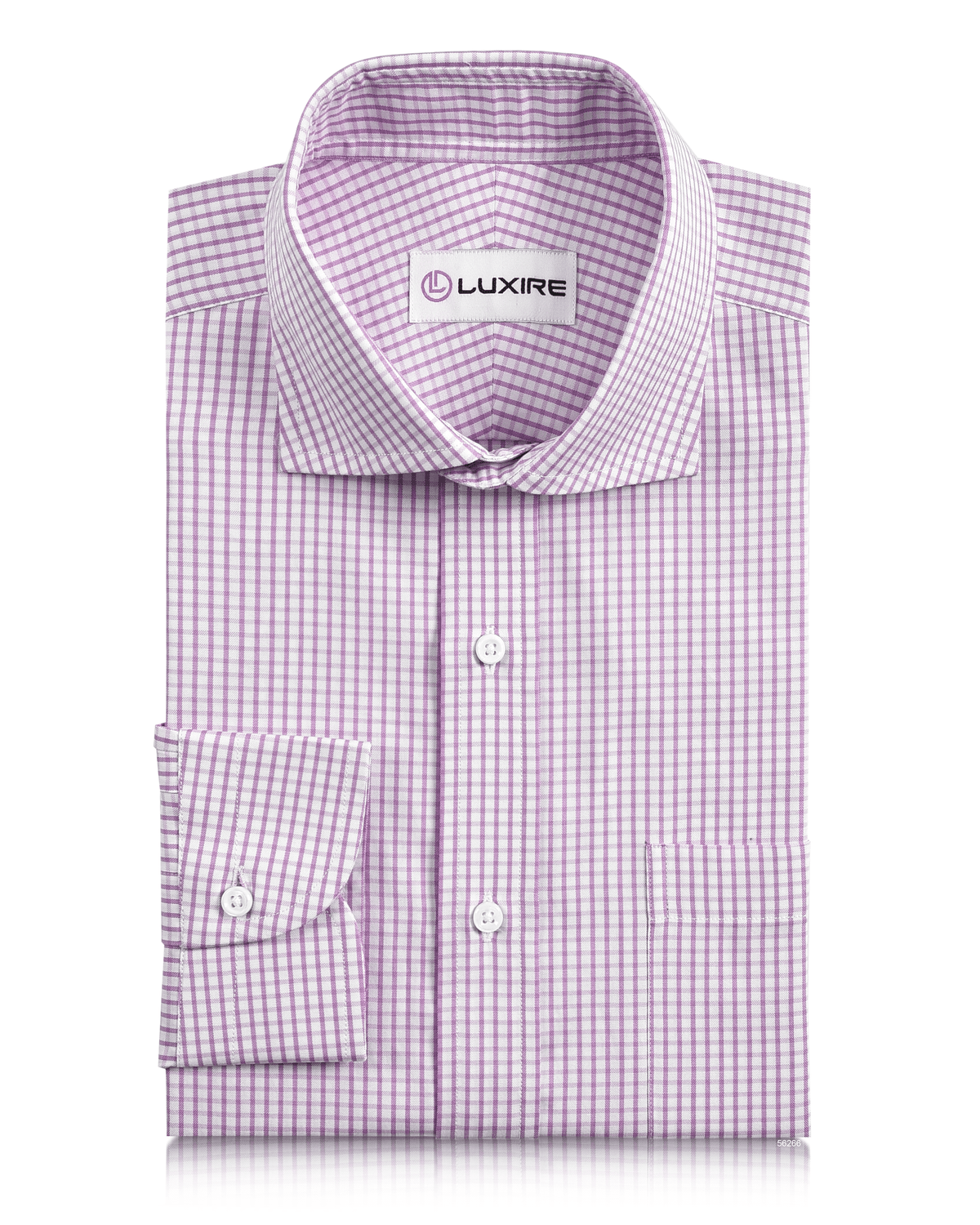 Purple on White Checks - 1