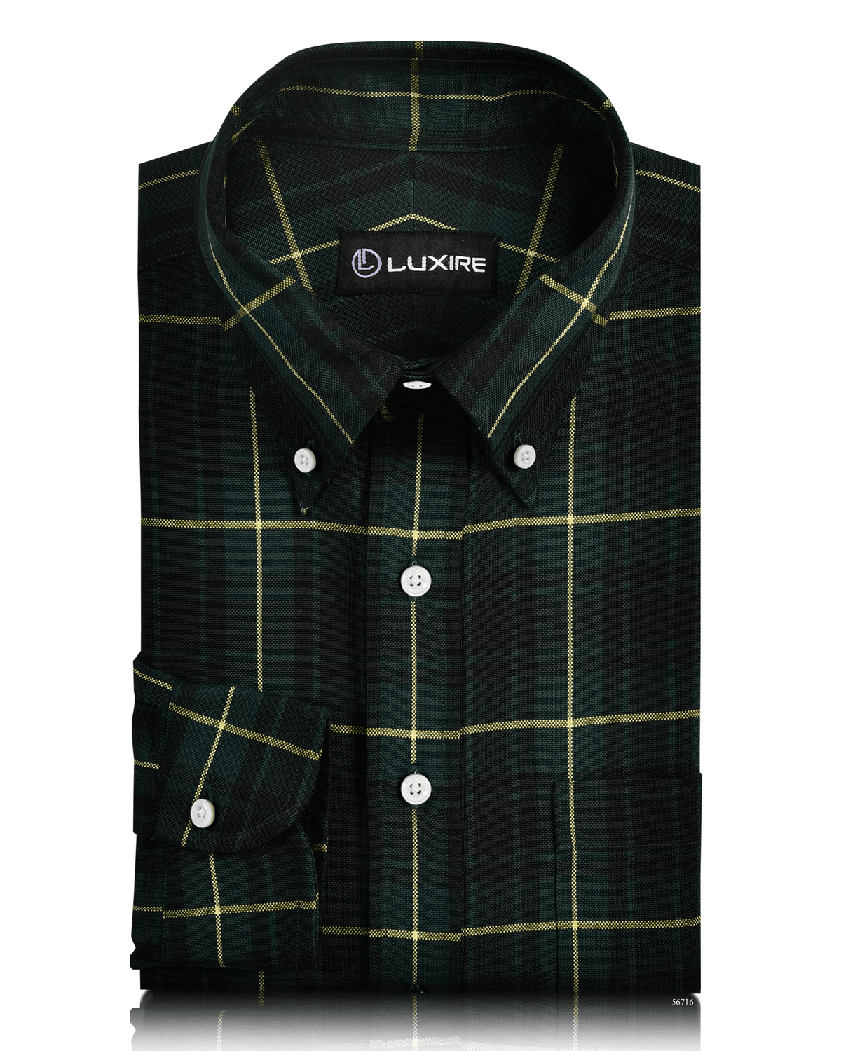 Tartan Checks Green Black Yellow Shirt - 1