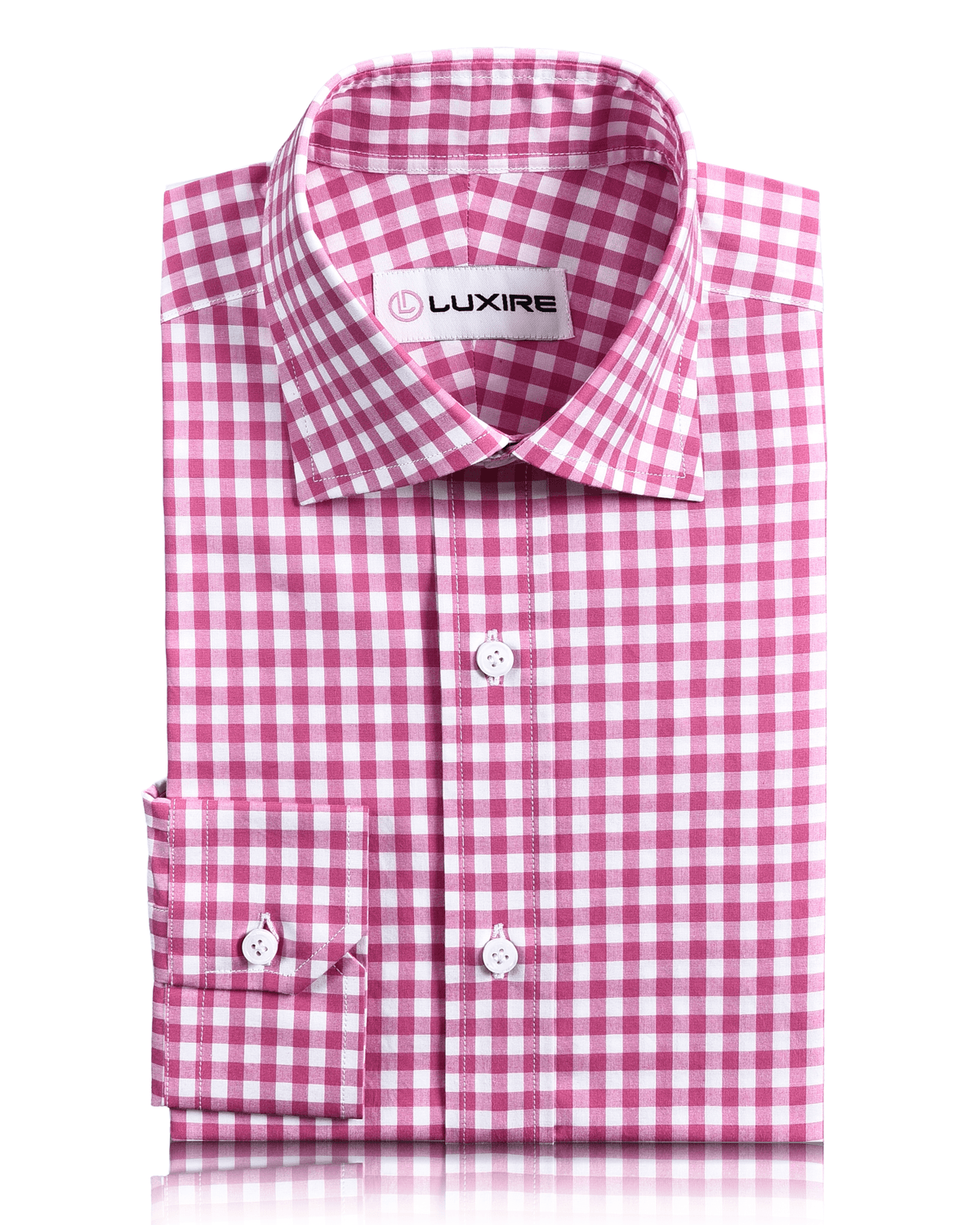 Pink Gingham Checks - 1