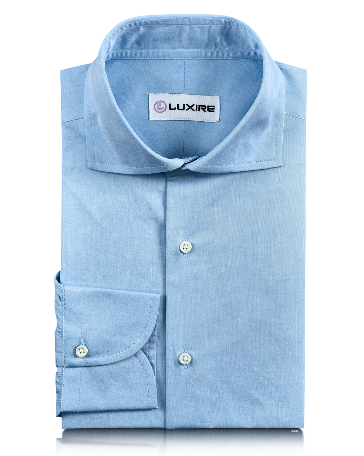 Business Shirt: Sky Blue Twill - 1