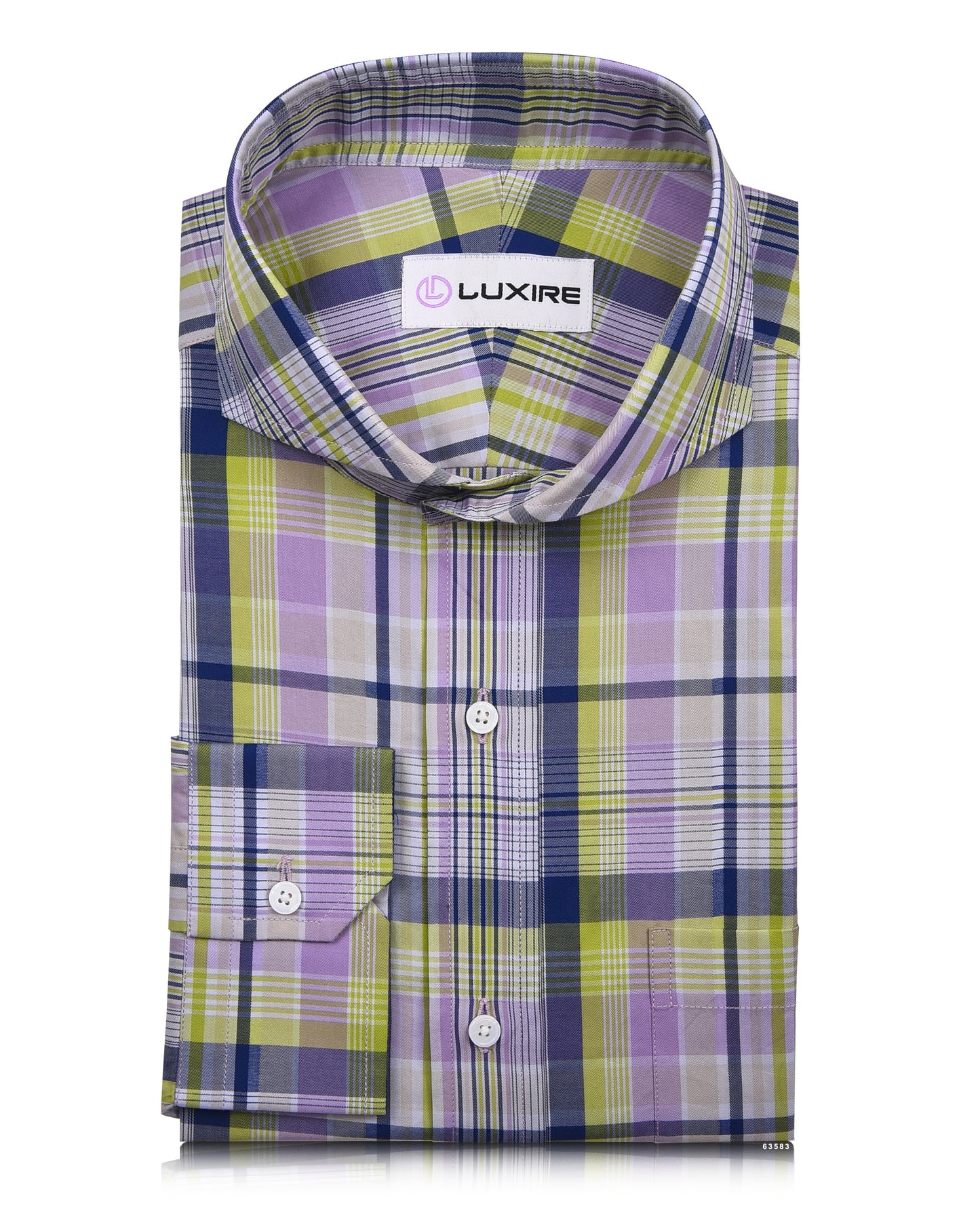 Muave Blue Lime Checks 140/2