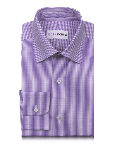 Mauve Micro Gingham