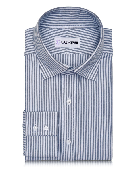 Dark Navy Bengal Stripes