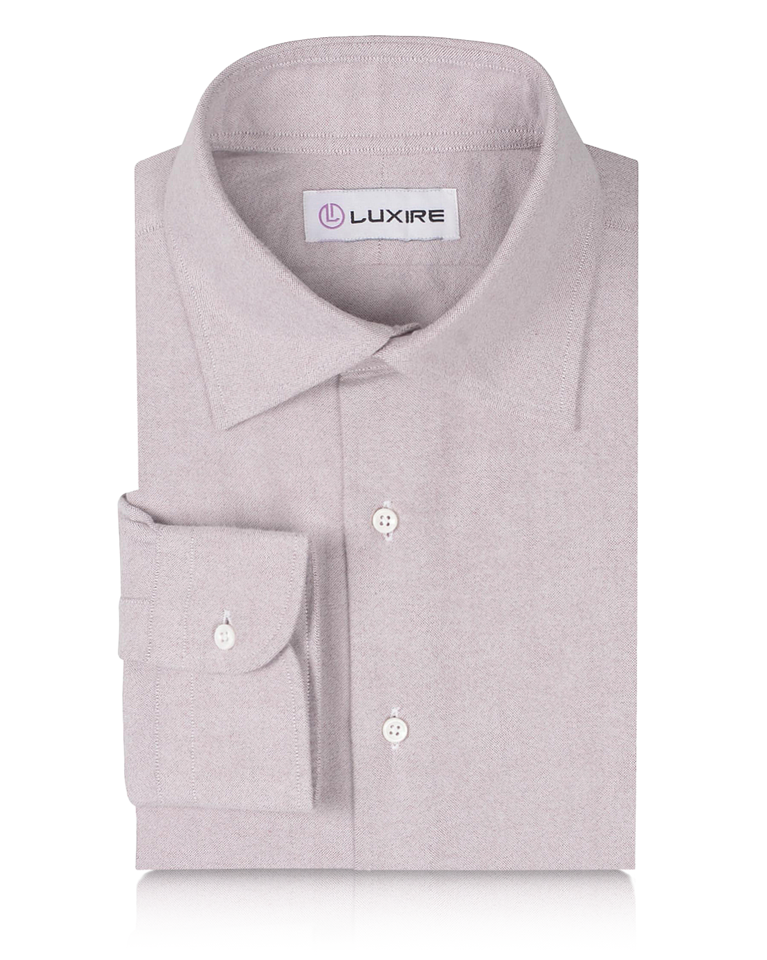 Light Pale Pink Brushed Oxford - 1
