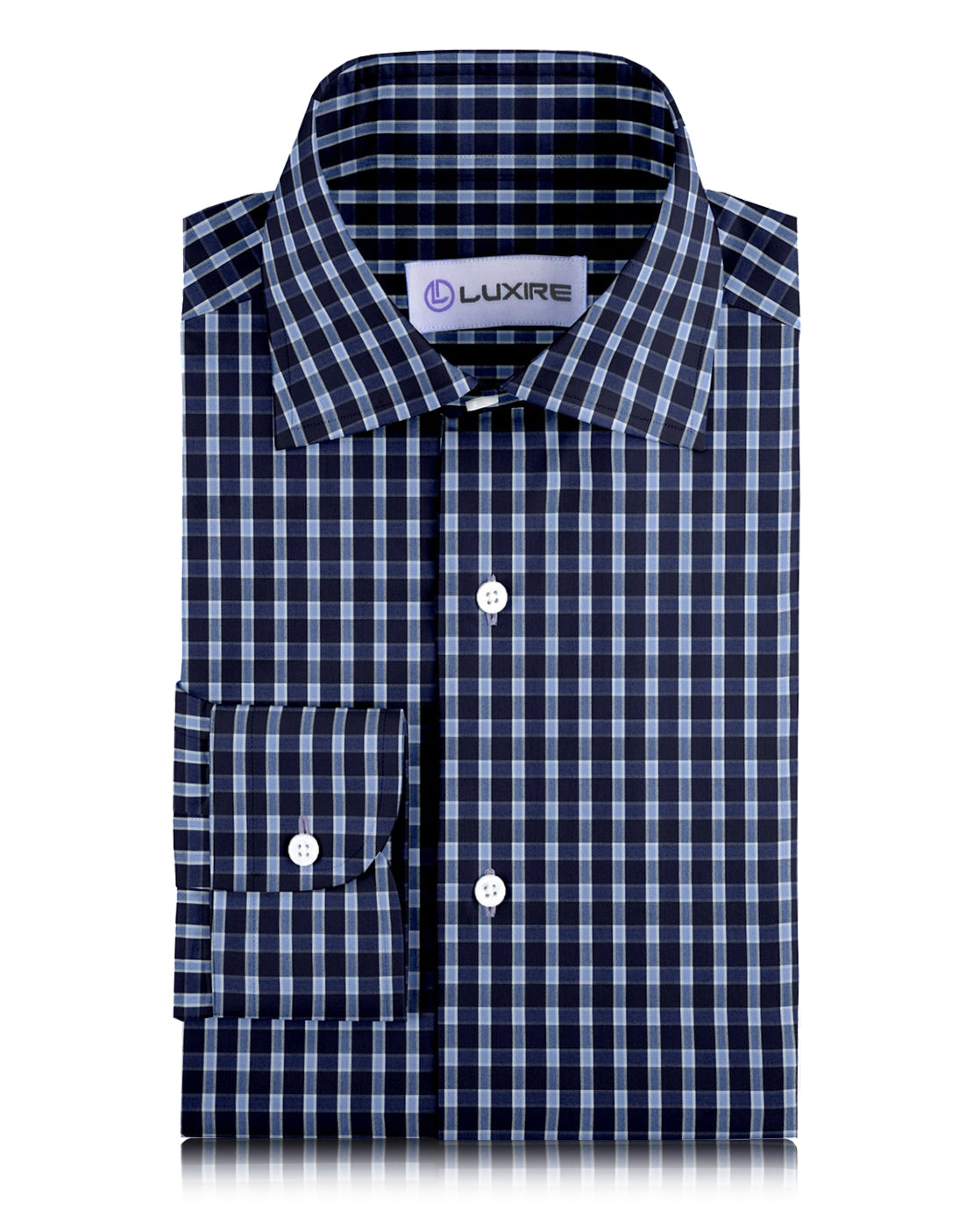 Blue Navy Tatersall - 1