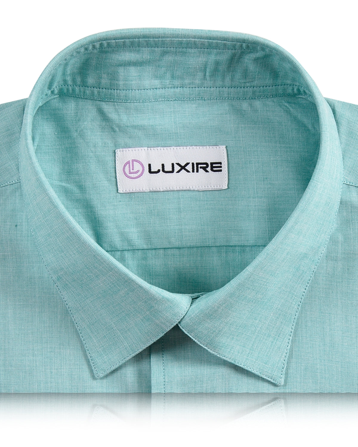 Sea Green End on End Dress Shirt - 2