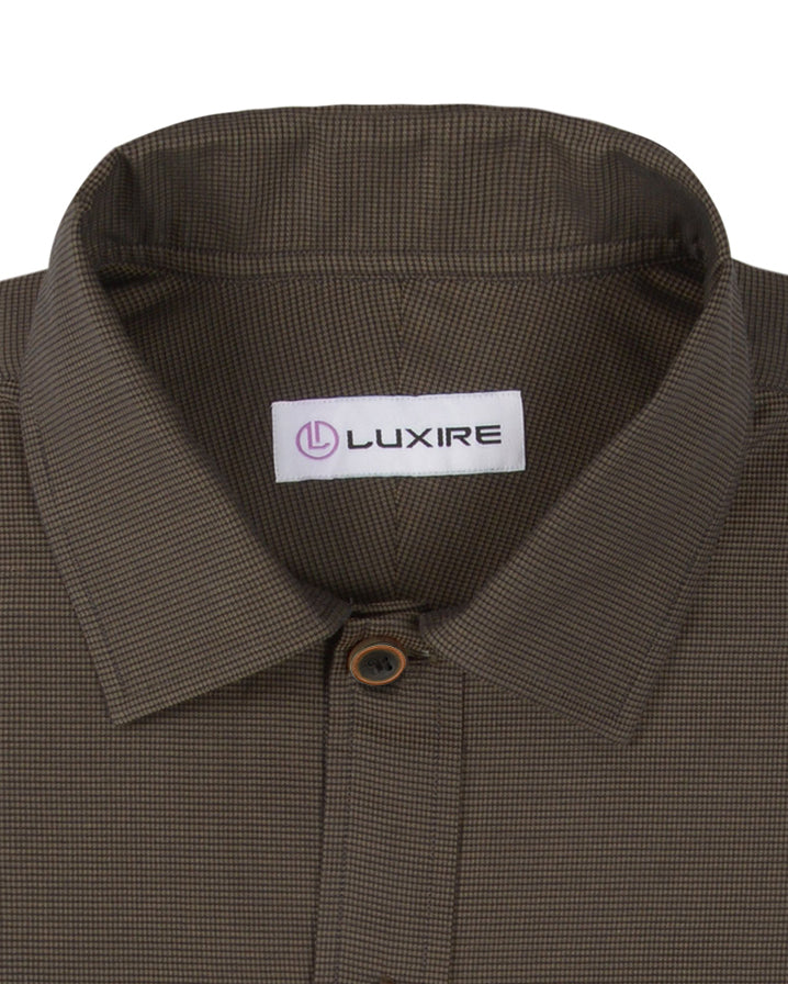 Brown Black Pin Checks - 2