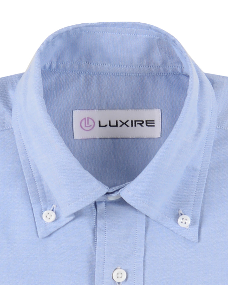 Classic Pinpoint Blue Oxford - 2
