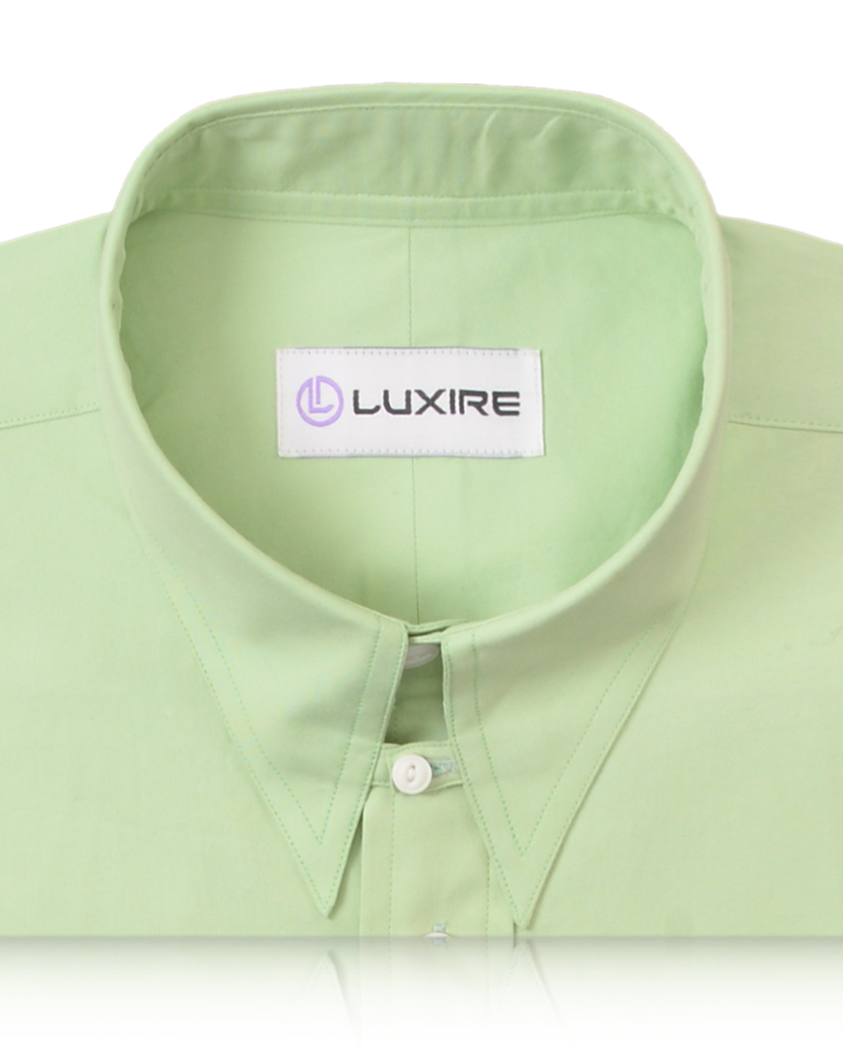 Pista Green Plain Shirt - 2