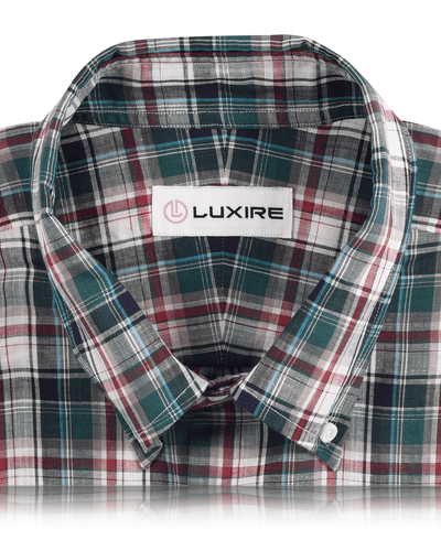 Summer: Red Green Navy White Madras