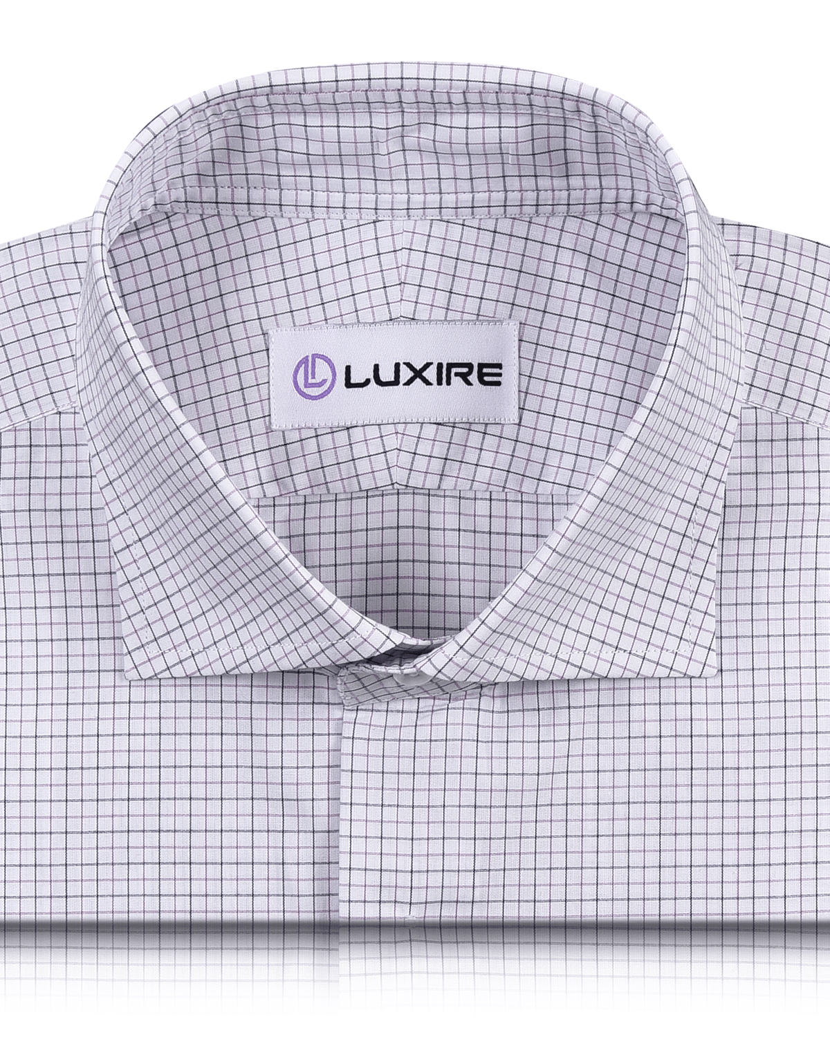 Purple Black Tattersall Checks Shirt - 2