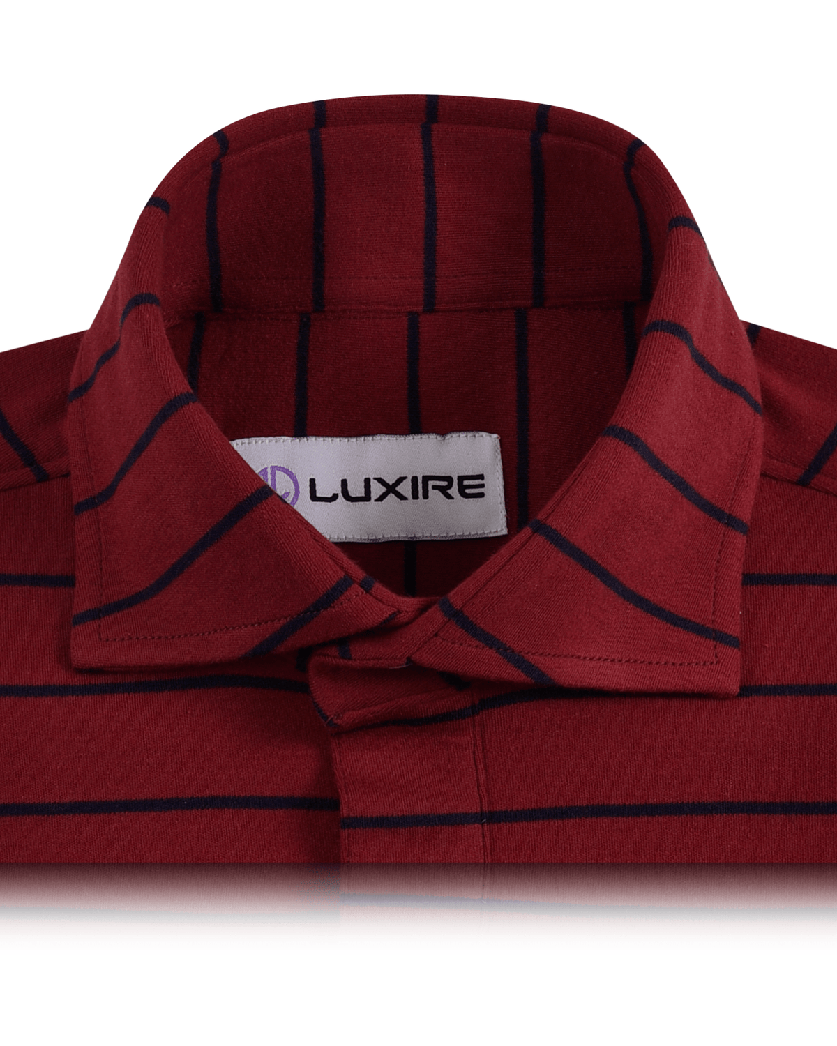 Maroon Navy Candy Wide Stripes T-shirt - 2