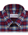 Majenta Blue Tartan Flannel