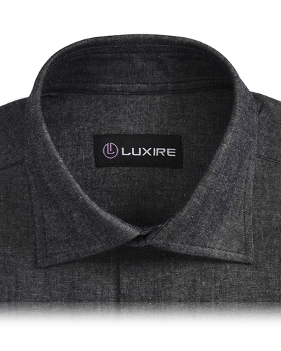 Dark Grey Chambray Shirt