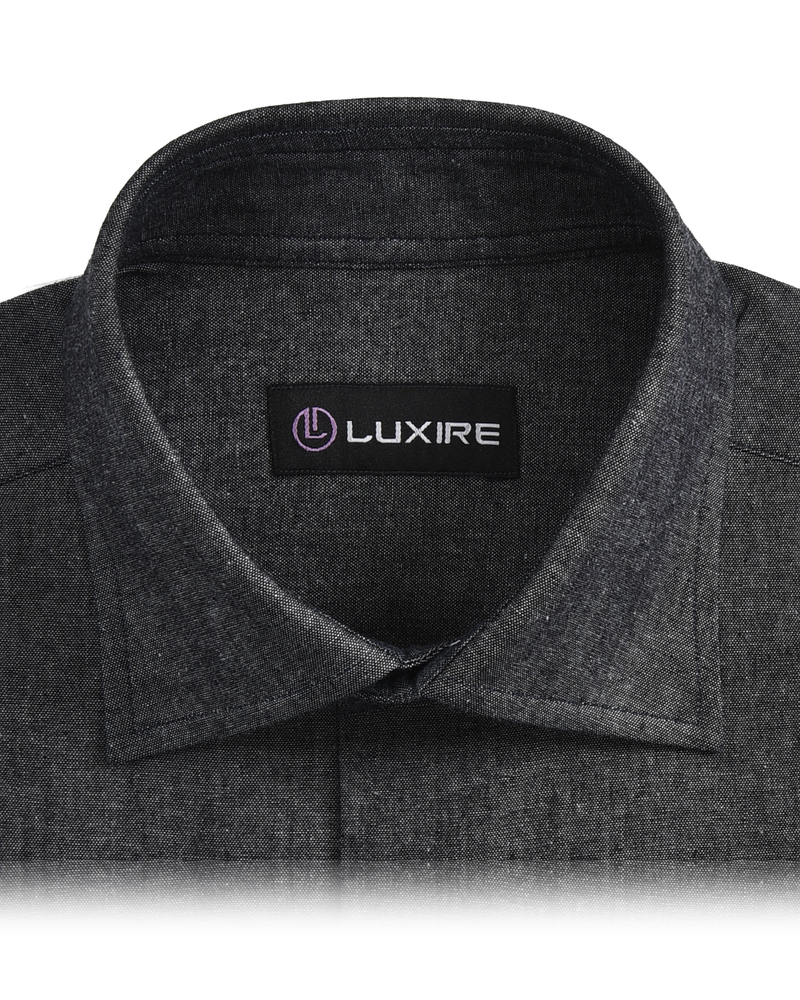 Dark Grey Chambray Shirt