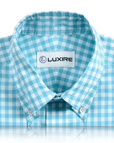 Ocean Blue Gingham Shirt