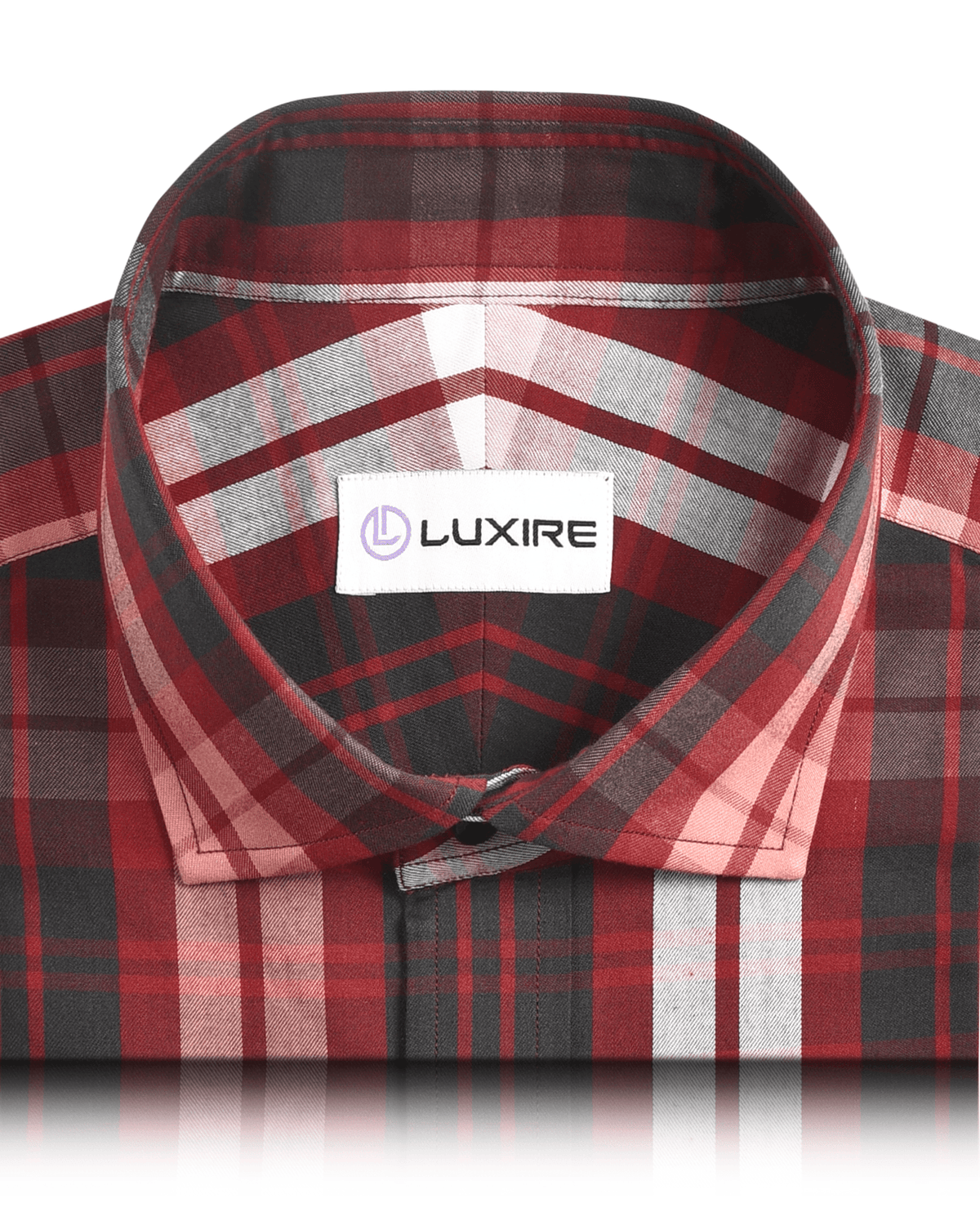 Red Grey Checks Shirt - 2