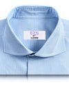 EZS Light Blue Houndstooth Shirt
