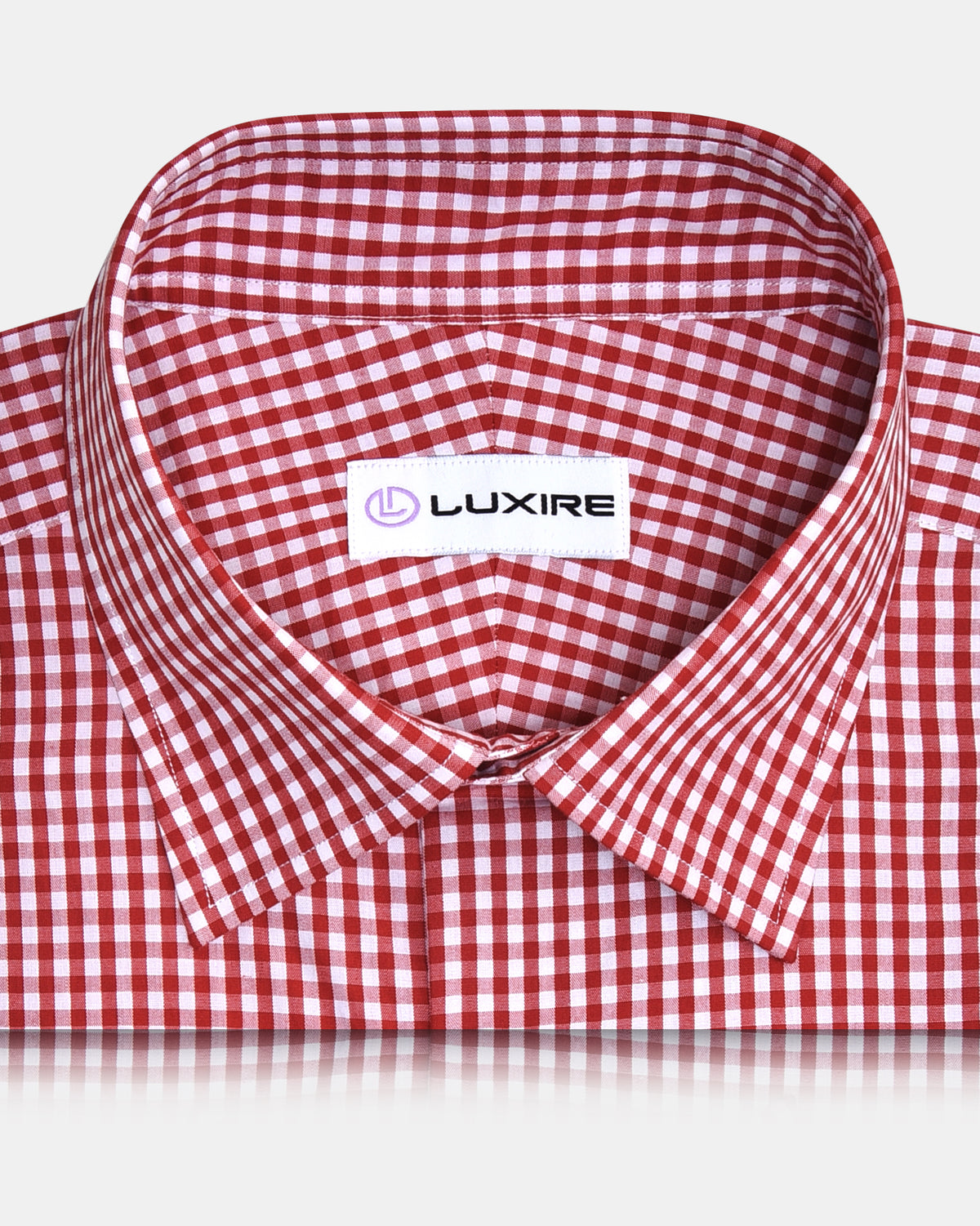 Red White Gingham Checks - 2