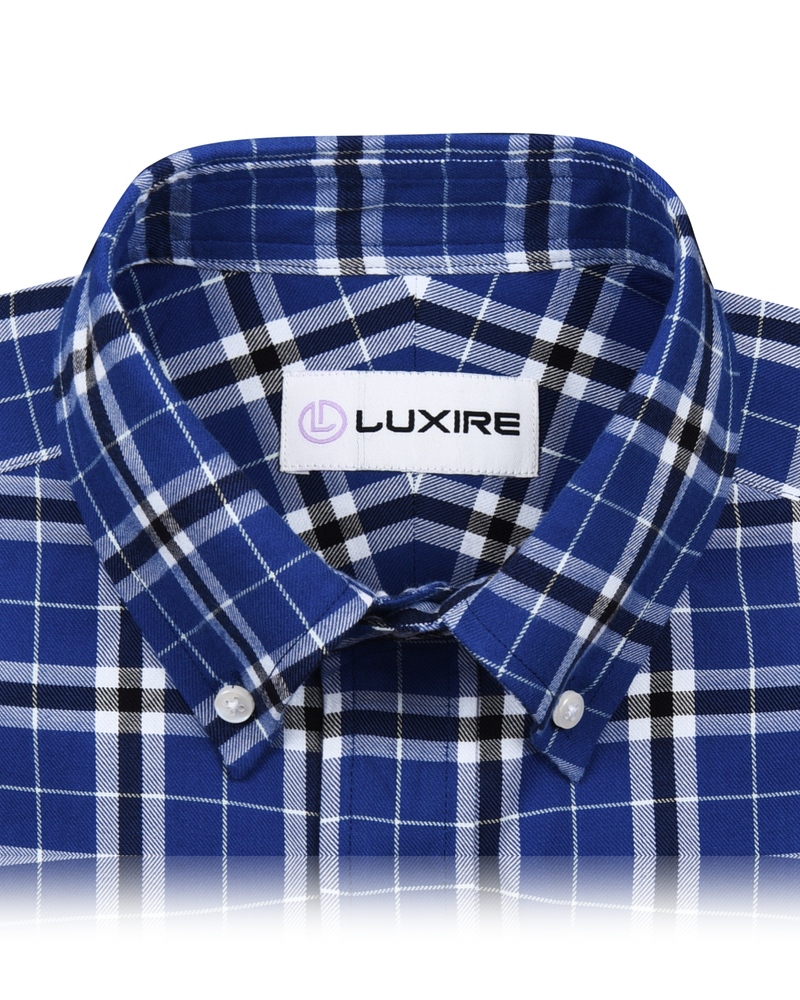 Blue Plaid Twill Checks