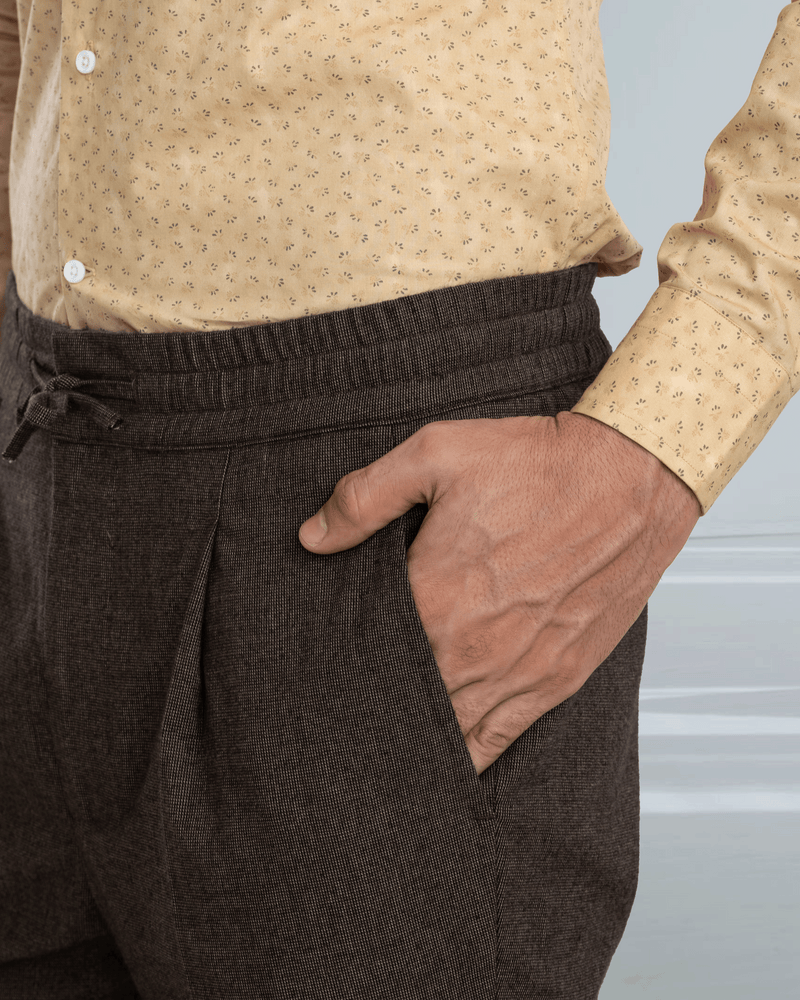 Mini Florals On Beige Shirt