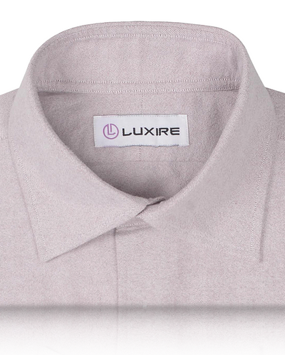 Light Pale Pink Brushed Oxford