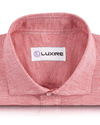 Cotton Linen: Red White Micro Checks