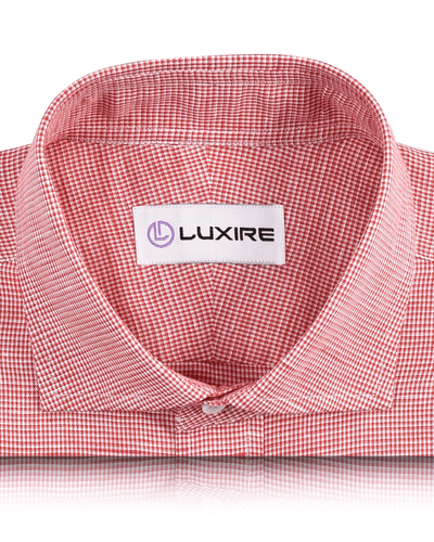Cotton Linen: Red White Micro Checks