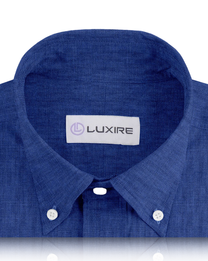 Linen: Plain Mid Blue - 2
