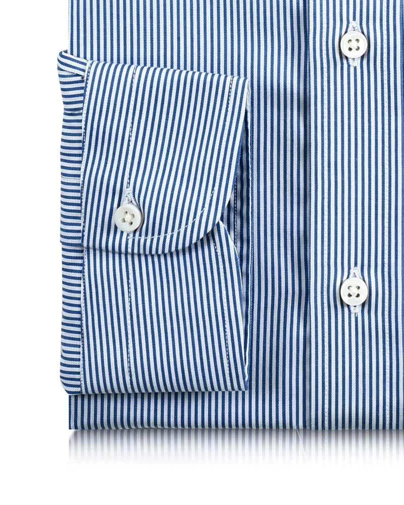 Glaucous Blue Dress Stripes