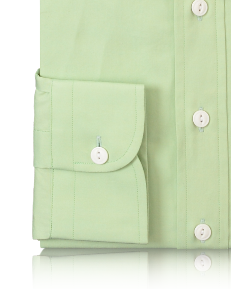 Pista Green Plain Shirt - 3