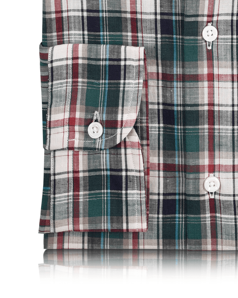 Summer: Red Green Navy White Madras