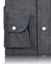 Dark Navy Blue Oxford Dress Shirt
