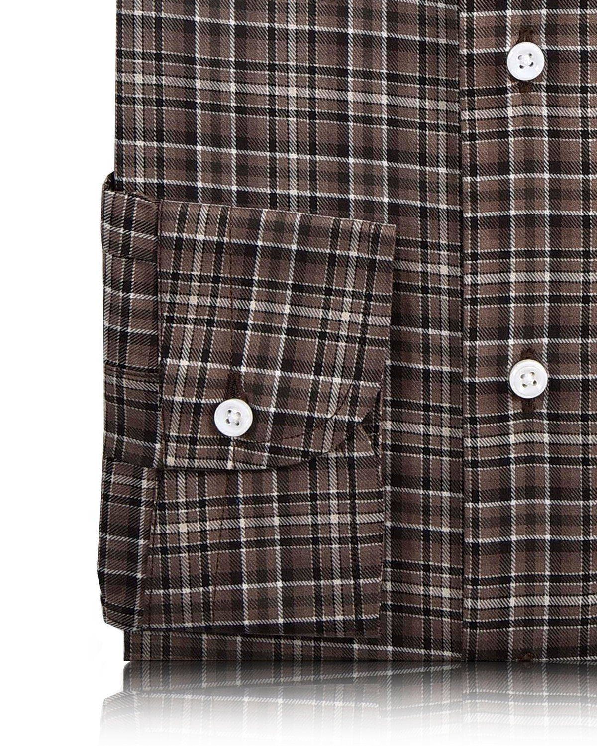 Shades Of Brown Twill Checks - 3